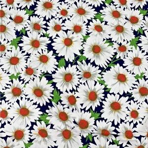 90s Collections by Hi-Fashion Fabrics Floral Large Daisy Print Knit Fabric 64" W